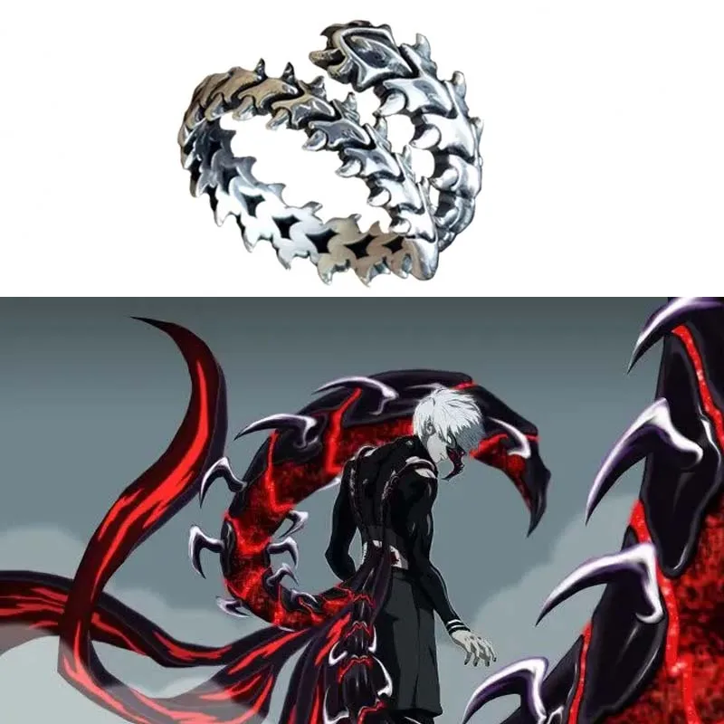Anime Tokyo ghoul Ring Gothic Centipede Ring Anime Tokyo ghoul Ring Kaneki Ken Cosplay Adjustable Opening Men and Women Universa
Anime Tokyo ghoul Ring Gothic Centipede Ring Anime Tokyo ghoul Ring Kaneki Ken Cosplay Adjustable Opening Men and Women Universa