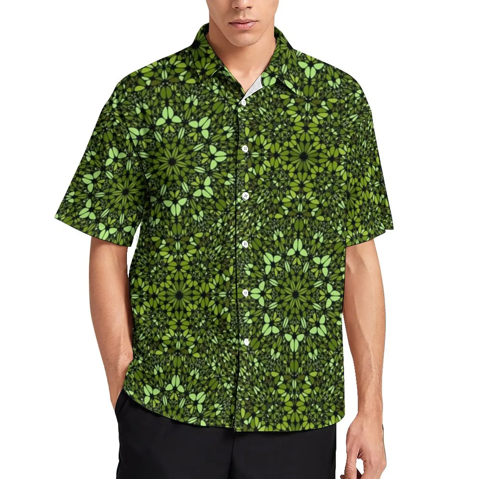 Abstract Mandala Casual Shirts Green Geometric Print Vacation Shirt Summer Cool Blouses Male Printed Plus Size
Abstract Mandala Casual Shirts Green Geometric Print Vacation Shirt Summer Cool Blouses Male Printed Plus Size