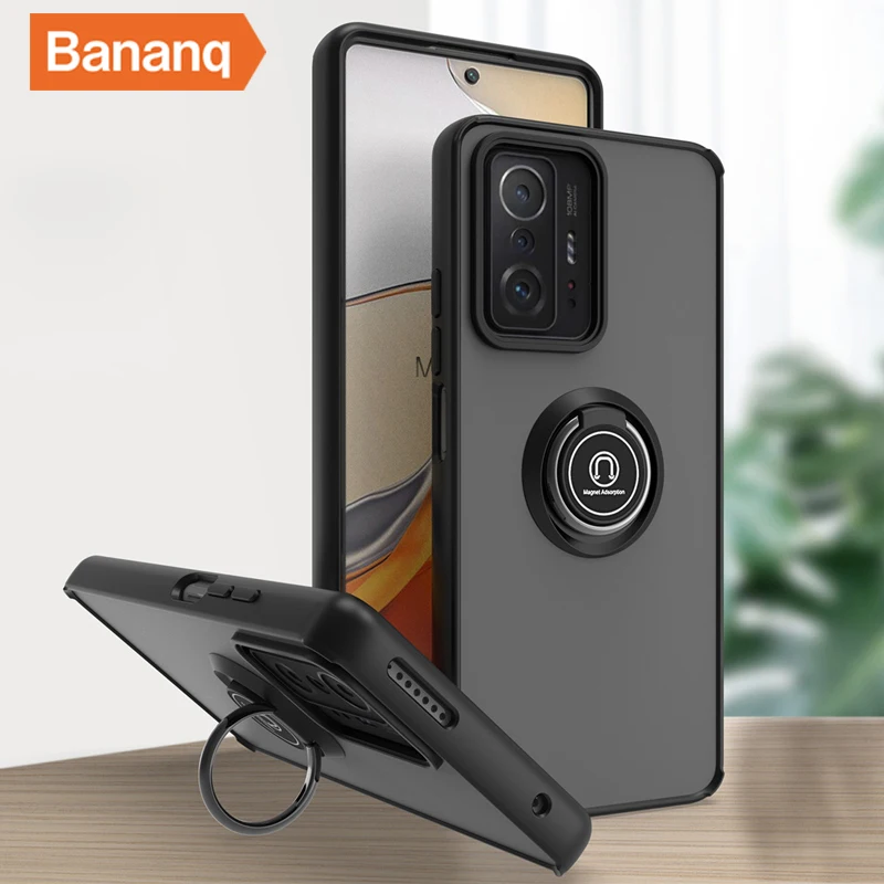 Bananq Magnetic Shockproof Stand Case For Redmi Note 11 11T 12 Pro Plus 11S 11E 5G 4G Metal Ring Bracket Matte Phone Back Cover
Bananq Magnetic Shockproof Stand Case For Redmi Note 11 11T 12 Pro Plus 11S 11E 5G 4G Metal Ring Bracket Matte Phone Back Cover