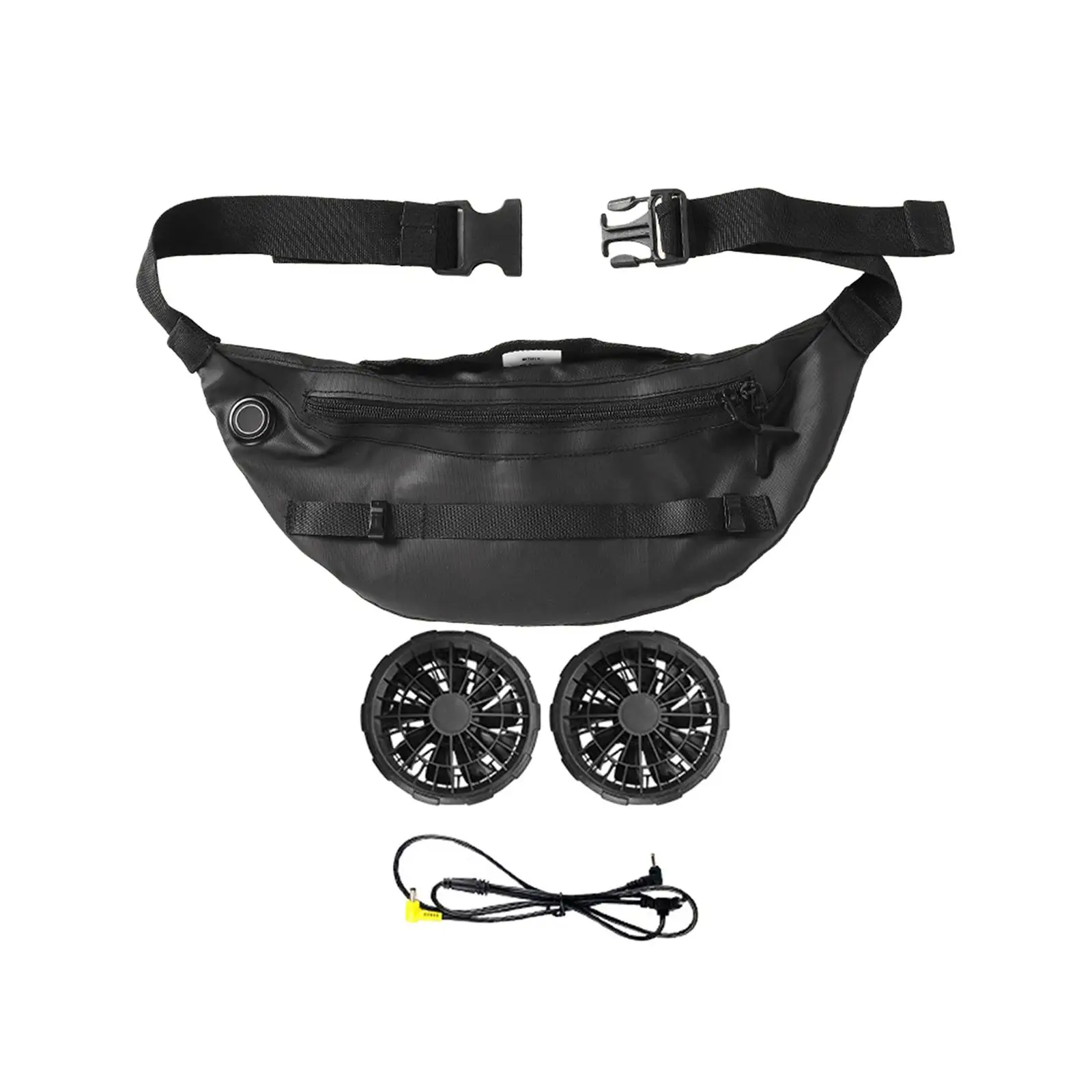 Waist Fan Fanny Pack Casual Portable Black 3 Speed Lightweight Hand Free Waist Bag for Women Men Running Walking Camping
Waist Fan Fanny Pack Casual Portable Black 3 Speed Lightweight Hand Free Waist Bag for Women Men Running Walking Camping