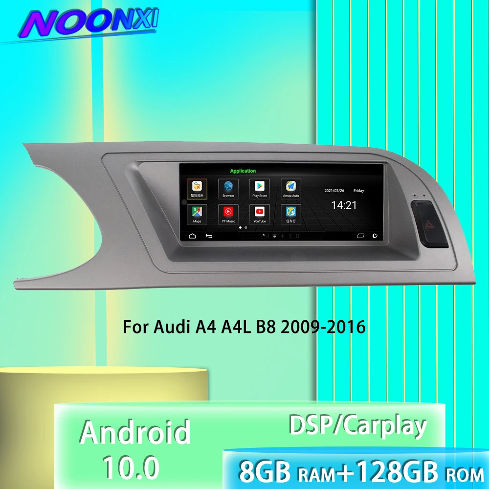8+256G Android 10 For Audi A4 A4L B8 2009-2016 Car Radio Stereo DVD Multimedia Player Bluetooth GPS Navigation Carplay Head Unit
8+256G Android 10 For Audi A4 A4L B8 2009-2016 Car Radio Stereo DVD Multimedia Player Bluetooth GPS Navigation Carplay Head Unit