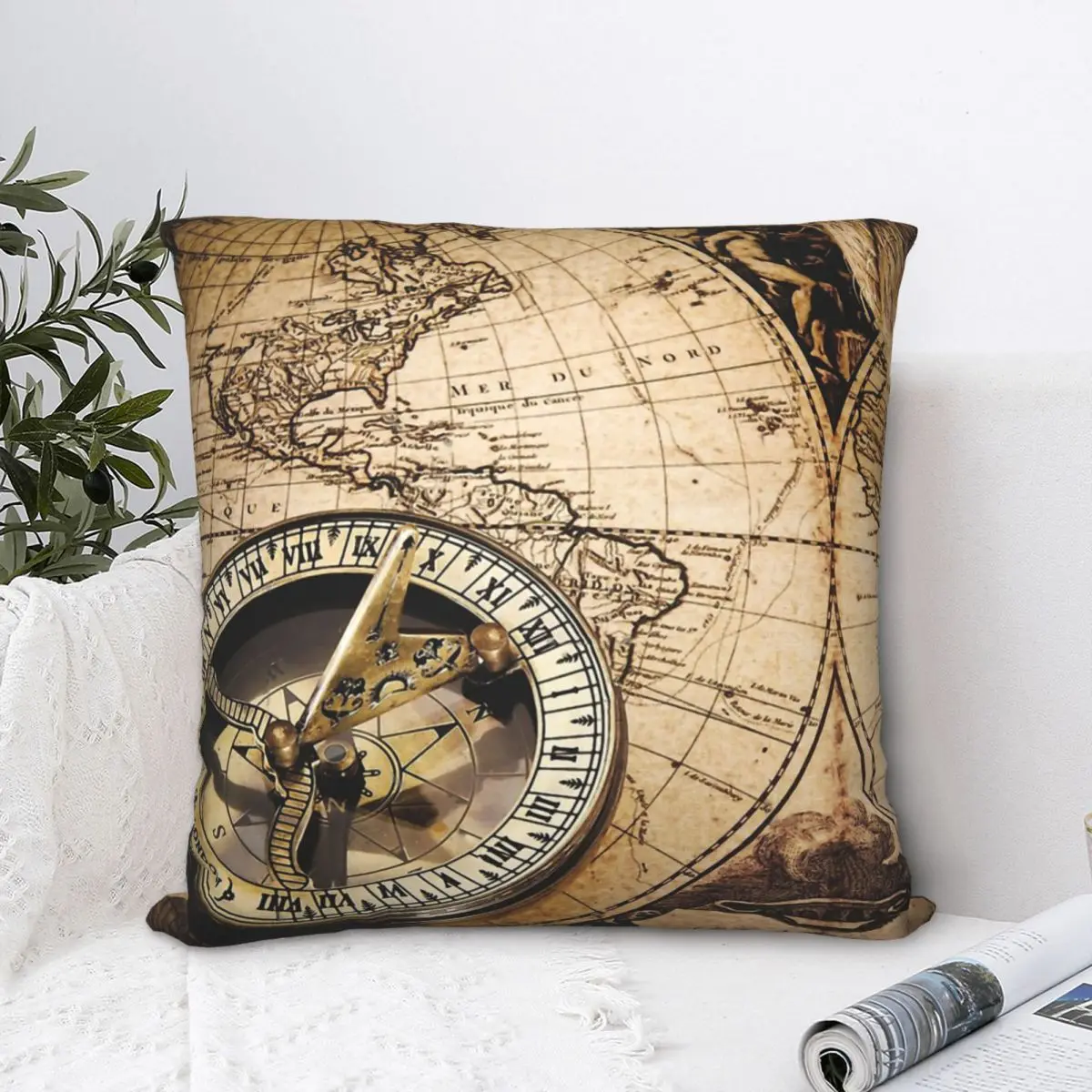 World Map Compass Exploration Vintage Map Cojines Throw Pillow Case Cushion Home Sofa Chair Print Decorative Coussin
World Map Compass Exploration Vintage Map Cojines Throw Pillow Case Cushion Home Sofa Chair Print Decorative Coussin