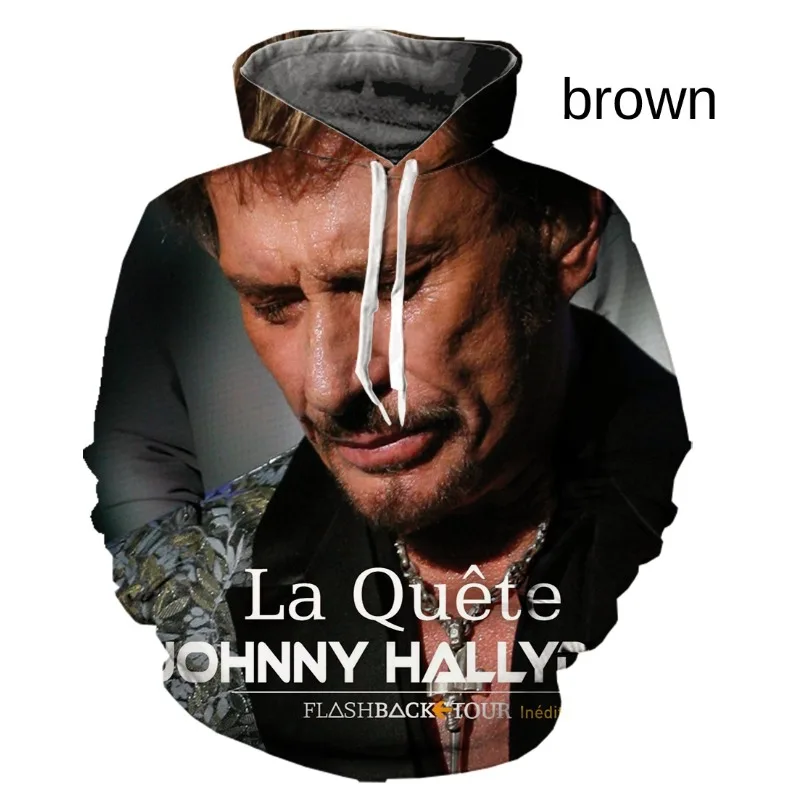New 3D Johnny Hallyday Printed Sweatshirts for Men Printing Hoodie Casual Fashion Sport Pullover Tops
New 3D Johnny Hallyday Printed Sweatshirts for Men Printing Hoodie Casual Fashion Sport Pullover Tops