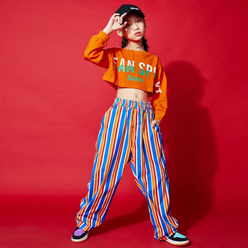Kids Trousers Big Boys Girls Streetwear Hip Hop Jazz Loose Casual Stripe Harem Pant Vintage Fashion Cargo Pants for Children 
Kids Trousers Big Boys Girls Streetwear Hip Hop Jazz Loose Casual Stripe Harem Pant Vintage Fashion Cargo Pants for Children
