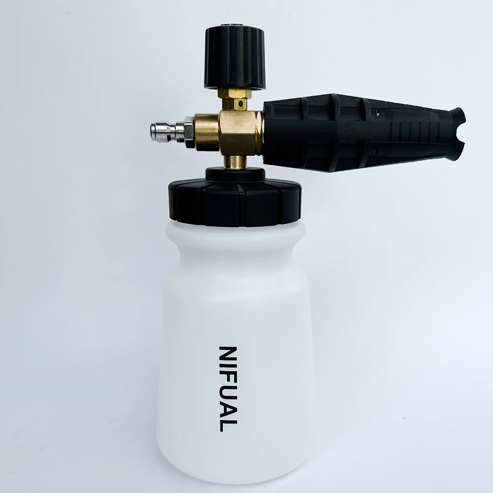 NIFUAL Snow Foam Gun Foam Lance Car Wash Foam Generator Machine For Karcher K2 K3 K4 K5 K6 K7 Parkside Elitech Pressure Washer
NIFUAL Snow Foam Gun Foam Lance Car Wash Foam Generator Machine For Karcher K2 K3 K4 K5 K6 K7 Parkside Elitech Pressure Washer