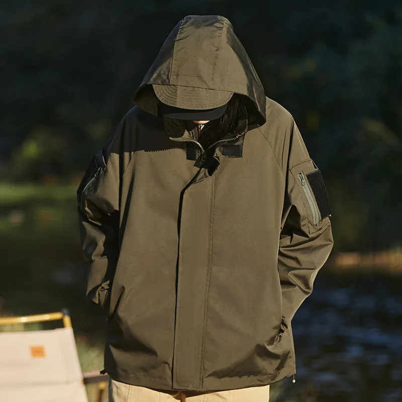 Workwear Hooded Jacket Loose Casual Neutral Wind Jacket For Men And Women In Spring And Autumn Tide Japanese European-American S
Workwear Hooded Jacket Loose Casual Neutral Wind Jacket For Men And Women In Spring And Autumn Tide Japanese European-American S