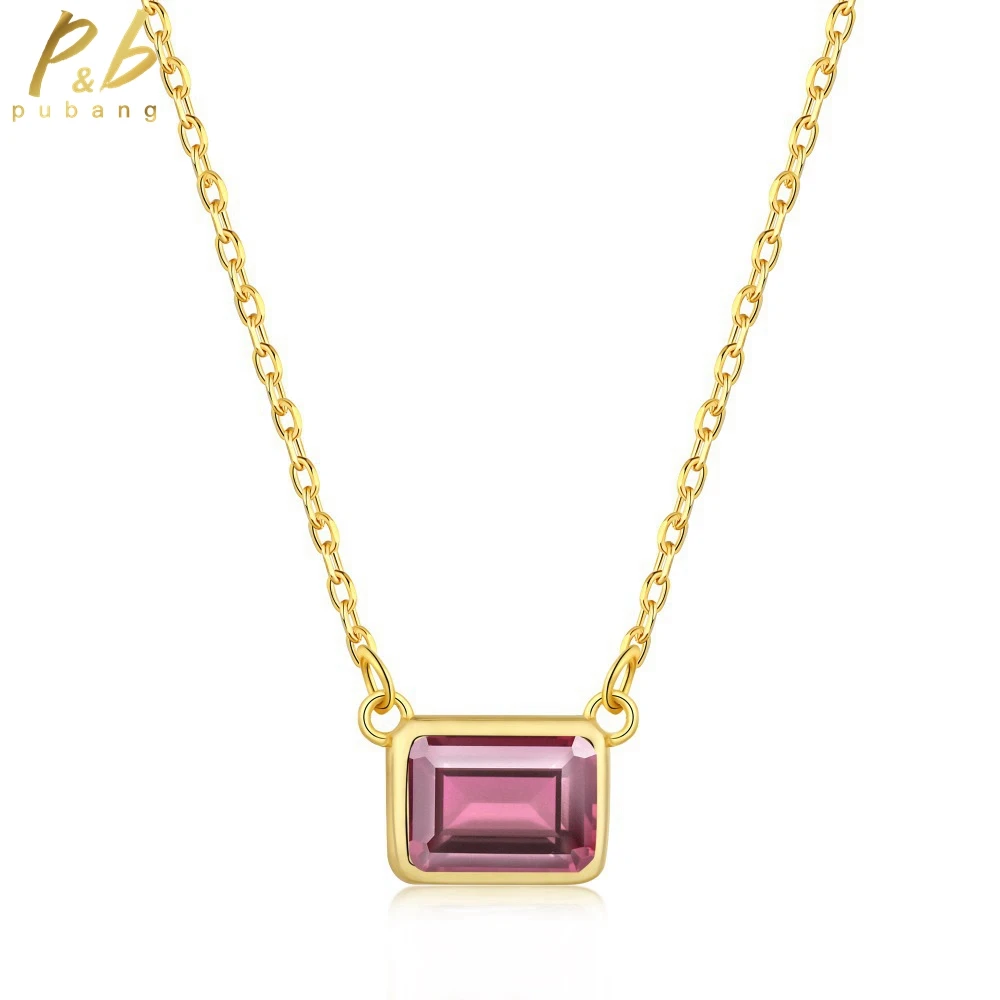 PuBang for Women Gifts Baguette Created Moissanite Classic Pendant Necklace Fine Jewelry Solid 925 Sterling Silver Drop Shipping
PuBang for Women Gifts Baguette Created Moissanite Classic Pendant Necklace Fine Jewelry Solid 925 Sterling Silver Drop Shipping