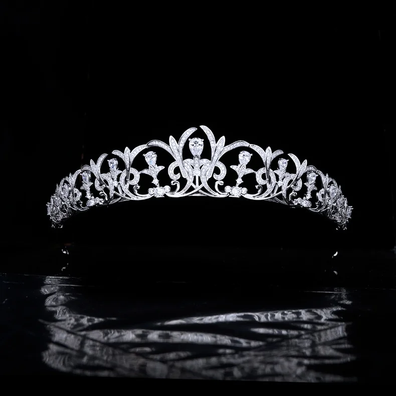 Korean Style Simple Handmade Princess Hair Accessories High-End Bridal Wedding Zircon Crown Wedding Accessories Cross-Border
Korean Style Simple Handmade Princess Hair Accessories High-End Bridal Wedding Zircon Crown Wedding Accessories Cross-Border