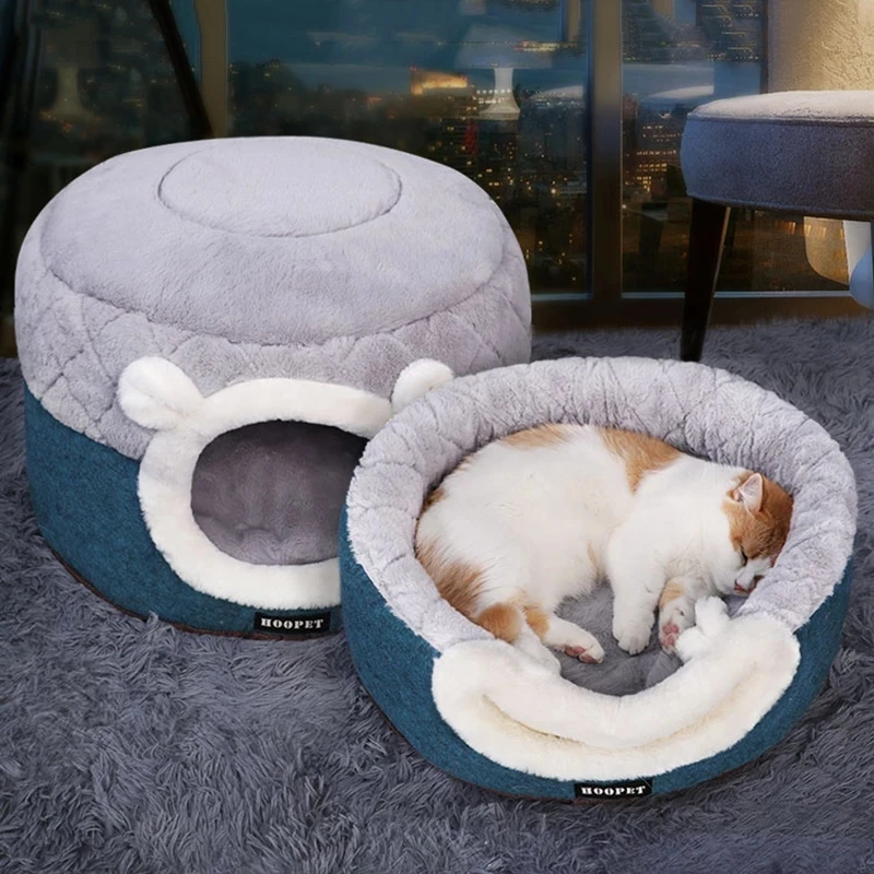 Cat Bed House Soft Plush Winter Warm Sleeping 2 in 1 Multipurpose Cat cave Bed Removable Washable Upholstered Pillow Mat
Cat Bed House Soft Plush Winter Warm Sleeping 2 in 1 Multipurpose Cat cave Bed Removable Washable Upholstered Pillow Mat