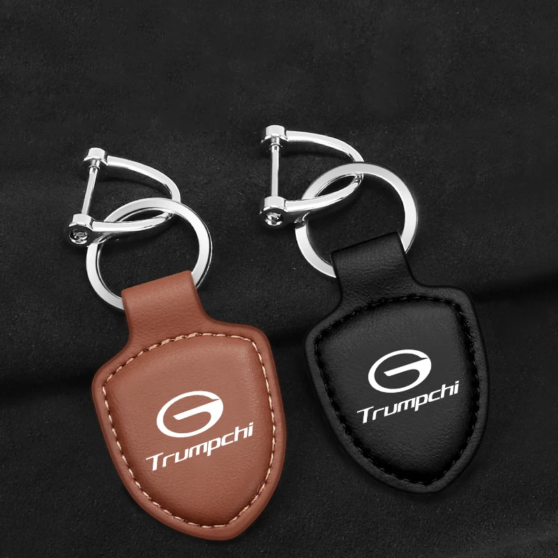 

Leather Car Key Chain Ring Keychain For Trumpchi Gac Gs8 Gs3 Gs4 Plus Coupe Gs5 Super GS7 Ga6 Gm6 Gm8 M8 M6 Styling Accessories
