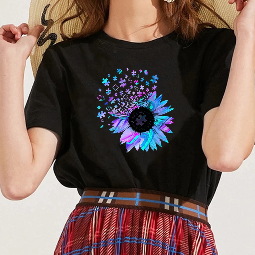 Women T-shirt Purple Puzzle Dandelion Print Funny Short Sleeve T-shirt Female O-Neck Casual Loose Summer Woman Clothes Crop Top
Women T-shirt Purple Puzzle Dandelion Print Funny Short Sleeve T-shirt Female O-Neck Casual Loose Summer Woman Clothes Crop Top