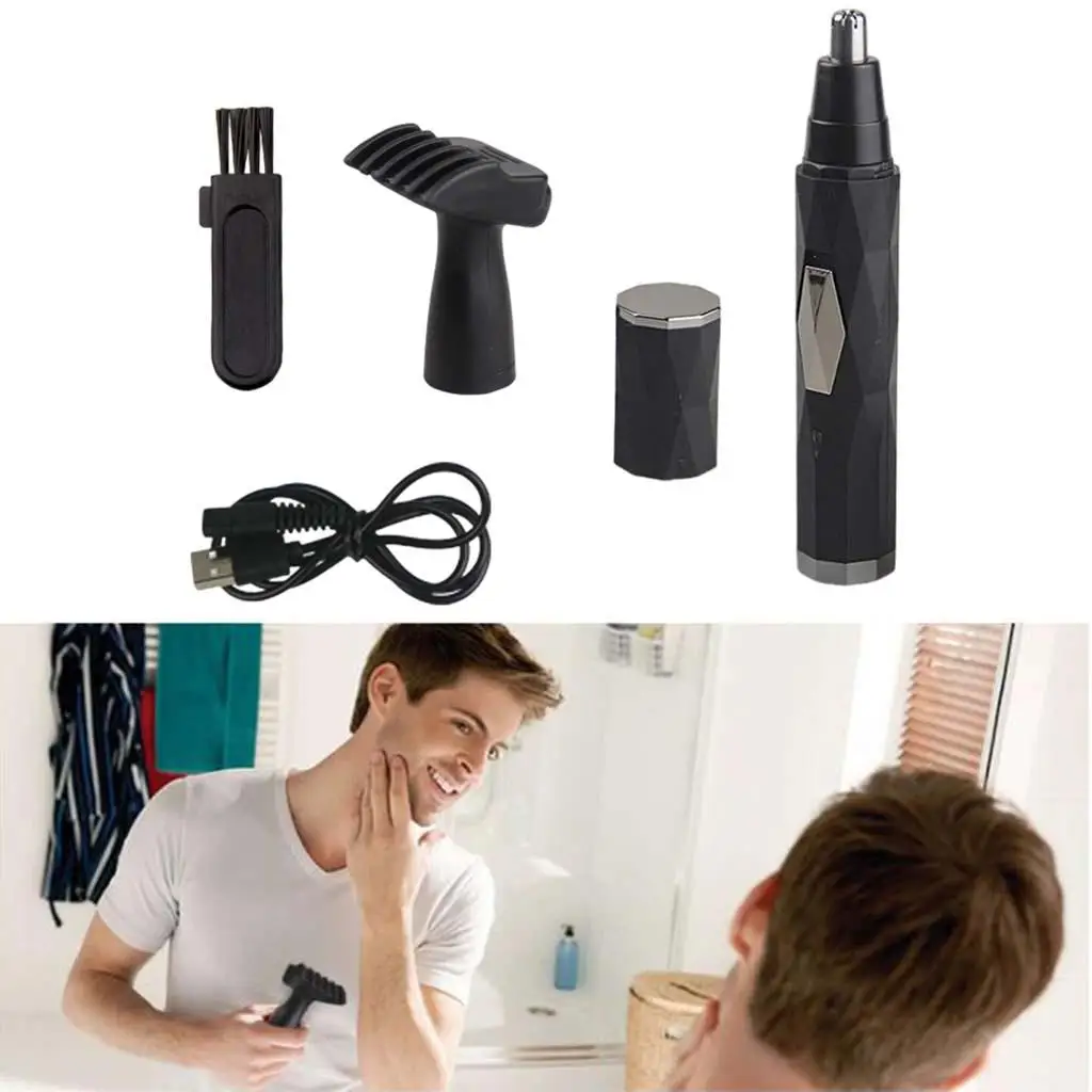 Shaving Nose Ear Trimmer Rechargeable Easy Cleansing Nose Hair Shaver Clipper Eyebrows Washable Remover for Men Facial Clean
Shaving Nose Ear Trimmer Rechargeable Easy Cleansing Nose Hair Shaver Clipper Eyebrows Washable Remover for Men Facial Clean