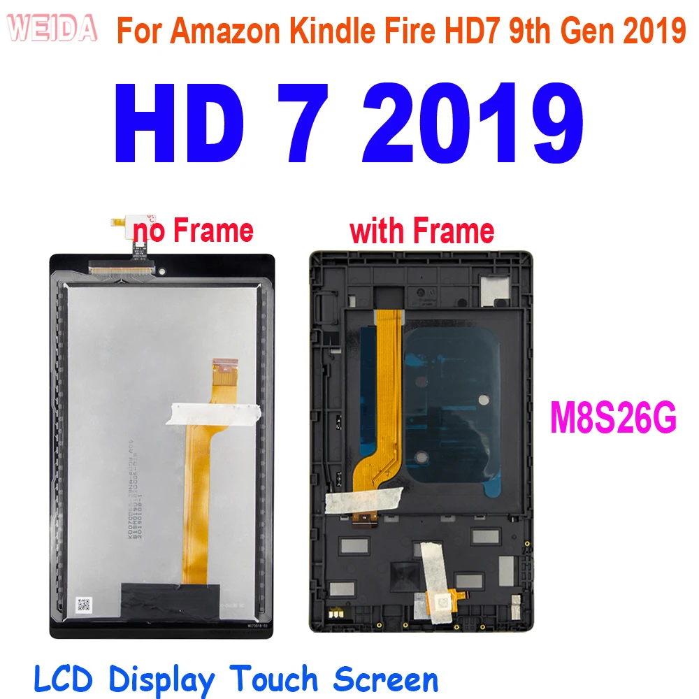 Для Amazon Kindle Fire HD7 HD 7 9-го поколения 2019 HD7 2019 HD 7 2019 LCD M8S26G LCD дисплей кодирующий преобразователь сенсорного экрана в сборе рамка
Для Amazon Kindle Fire HD7 HD 7 9-го поколения 2019 HD7 2019 HD 7 2019 LCD M8S26G LCD дисплей кодирующий преобразователь сенсорного экрана в сборе рамка