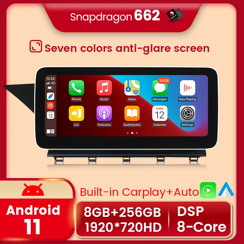 4G LTE Android 11 Car DVD Radio Player GPS Navigation Applicable to Mercedes-Benz G-Class W461 W463 2012 2013 2014 2015- 2019 
4G LTE Android 11 Car DVD Radio Player GPS Navigation Applicable to Mercedes-Benz G-Class W461 W463 2012 2013 2014 2015- 2019