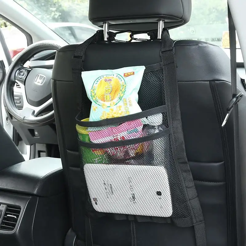 35*40CM Car Seat Mesh Pocket, Multifunctional Seat Back Storage Bag, Three Layer Elastic Storage Bag
35*40CM Car Seat Mesh Pocket, Multifunctional Seat Back Storage Bag, Three Layer Elastic Storage Bag
