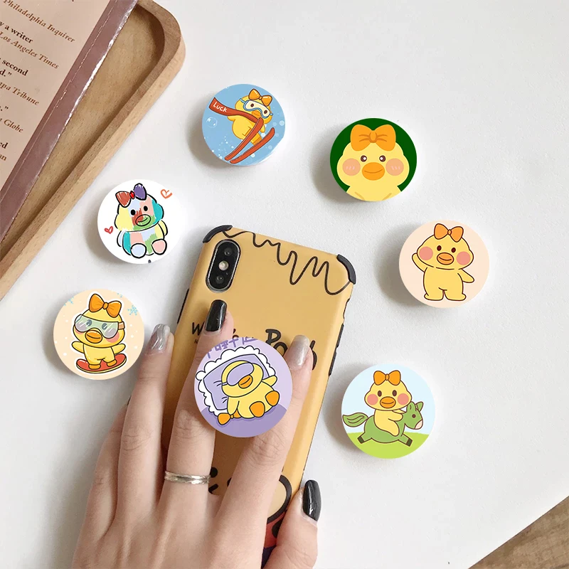 Cartoon Refueling Duck Phone Holder Bracket Finger Bracket Mobile Phone Accessories Universal Folding Mobile Phone Bracket
Cartoon Refueling Duck Phone Holder Bracket Finger Bracket Mobile Phone Accessories Universal Folding Mobile Phone Bracket