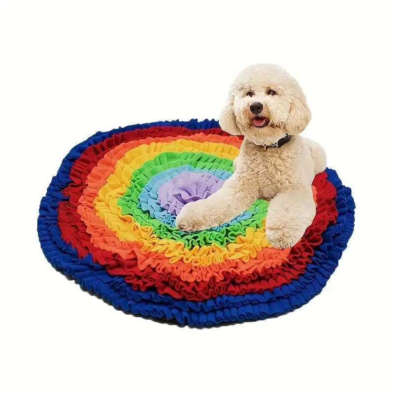 Pet Dog Snuffle Mat Nose Smell Training Sniffing Pad Dog Puzzle Toy Slow Feeding Bowl Food Dispenser Carpet Washable Dog toys
Pet Dog Snuffle Mat Nose Smell Training Sniffing Pad Dog Puzzle Toy Slow Feeding Bowl Food Dispenser Carpet Washable Dog toys