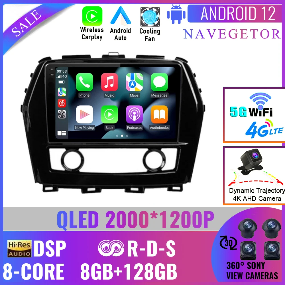 For Nissan Maxima A36 2015 - 2020 Car Radio Multimedia Player Video Navigation Stereo GPS Android 10 No 2din 2 din DVD
For Nissan Maxima A36 2015 - 2020 Car Radio Multimedia Player Video Navigation Stereo GPS Android 10 No 2din 2 din DVD