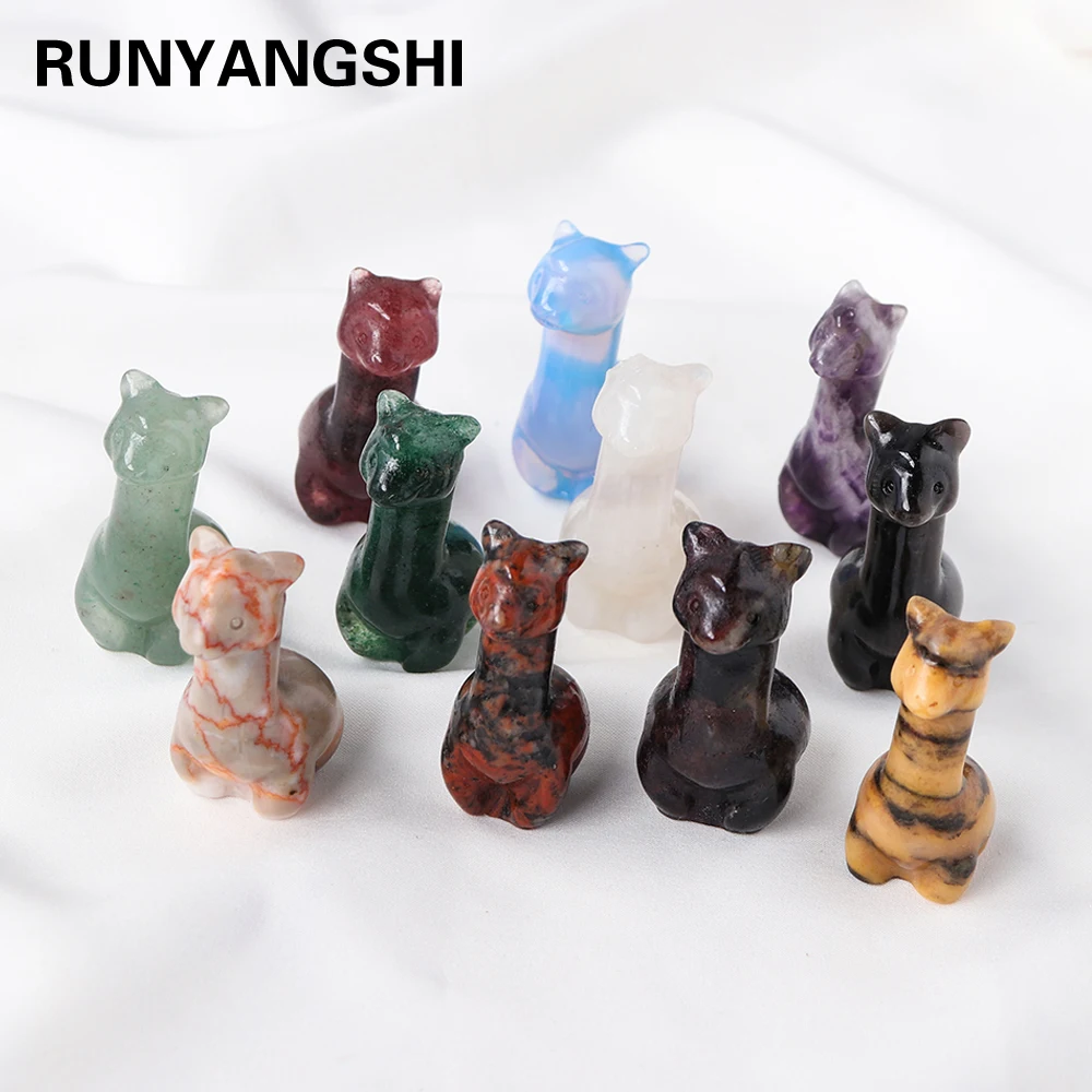 1pc Alpaca Statue Natural Crystal Carving Amethyst Strawberry Quartz Animal Figurine Healing Gemstones Crafts Gift Home Decor
1pc Alpaca Statue Natural Crystal Carving Amethyst Strawberry Quartz Animal Figurine Healing Gemstones Crafts Gift Home Decor