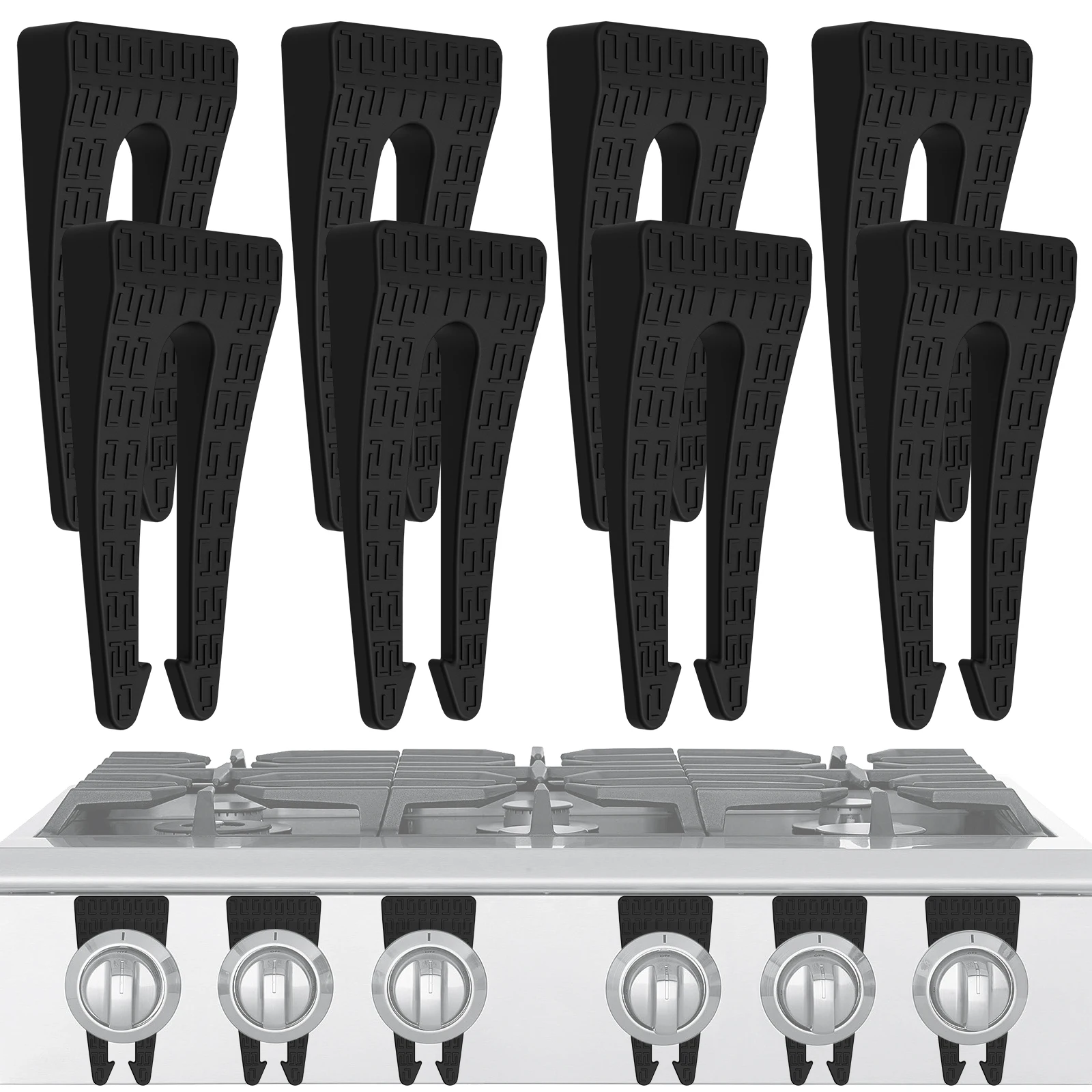 8Pcs Stove Knob Cover Silicone Heat Resistant Oven Knob Lock Baby Proofing Stove Protector Installation Kids Safety Stove Guard
8Pcs Stove Knob Cover Silicone Heat Resistant Oven Knob Lock Baby Proofing Stove Protector Installation Kids Safety Stove Guard