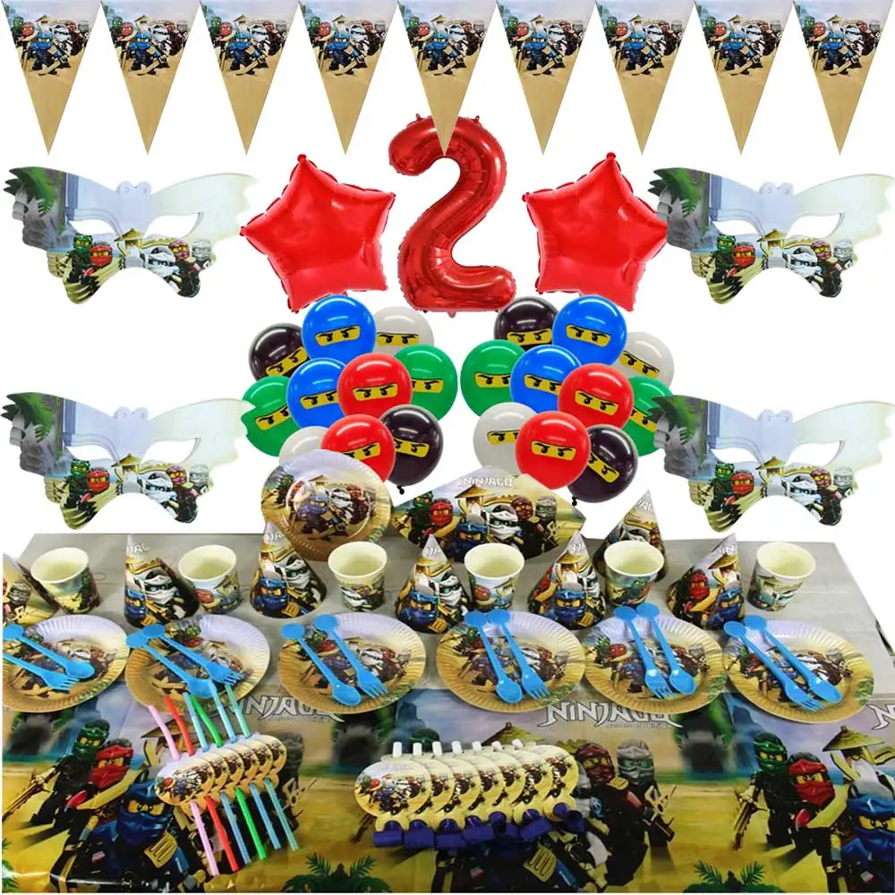 Cartoon Ninjagoing Kids Birthday Party Decor Paper Cup Plate Napkin Festival Party Supplies Baby Shower Disposable Tableware
Cartoon Ninjagoing Kids Birthday Party Decor Paper Cup Plate Napkin Festival Party Supplies Baby Shower Disposable Tableware