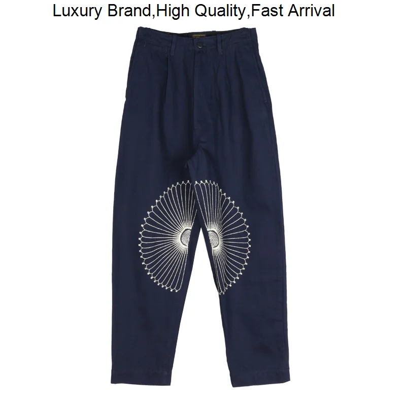 Retro KAPITAL20SS High Waist Indigo Chrysanthemum Embroidery Lantern Men's And Women's Fallow Jeans
Retro KAPITAL20SS High Waist Indigo Chrysanthemum Embroidery Lantern Men's And Women's Fallow Jeans