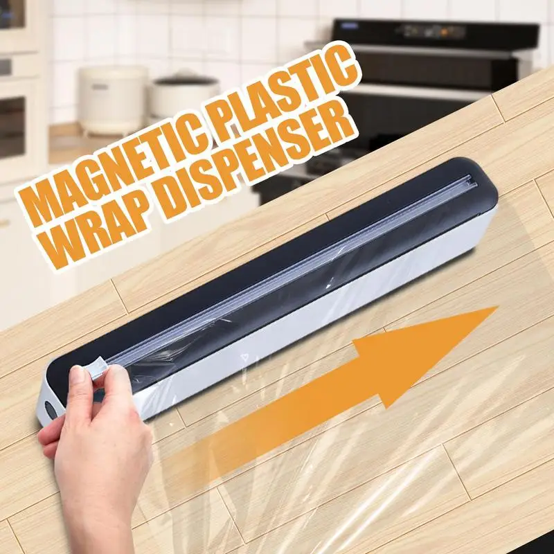 Magnetic Wrap Dispenser Reusable Tin Foil Dispenser Cling Wrap Dispensers Double Elastic Buckle Kitchen Tool with Suction Cup
Magnetic Wrap Dispenser Reusable Tin Foil Dispenser Cling Wrap Dispensers Double Elastic Buckle Kitchen Tool with Suction Cup