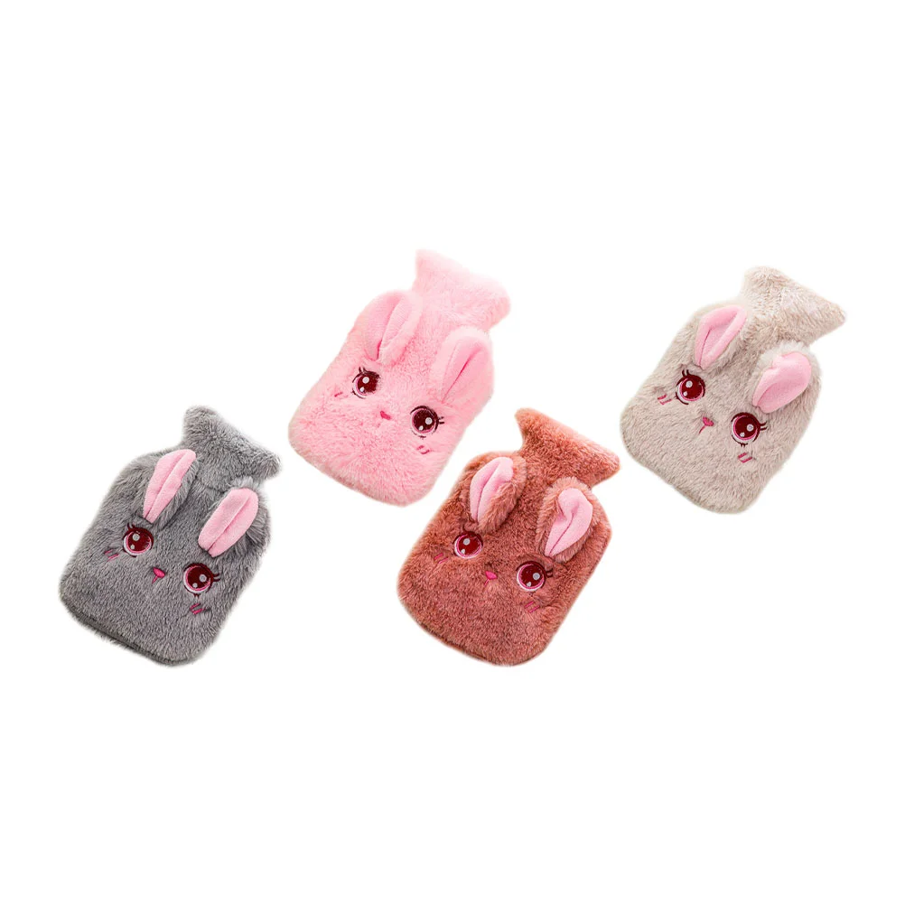 Bottle with Cover: 4Pcs Cartoon Plush Rabbit Hand Warmer Winter Bag for Neck Shoulder Feet Warmer
Bottle with Cover: 4Pcs Cartoon Plush Rabbit Hand Warmer Winter Bag for Neck Shoulder Feet Warmer