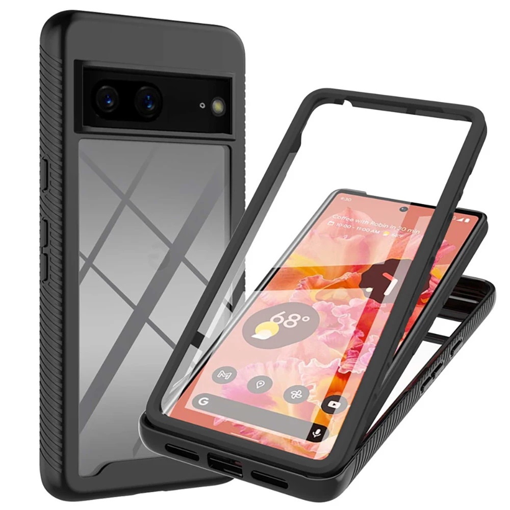 Pixel7 Pixel 6A 2022 Shockproof Case for Google Pixel 7 Pro Crystal Case PET Front Film Protector Back Cover Pixel 6A 6 A Funda
Pixel7 Pixel 6A 2022 Shockproof Case for Google Pixel 7 Pro Crystal Case PET Front Film Protector Back Cover Pixel 6A 6 A Funda
