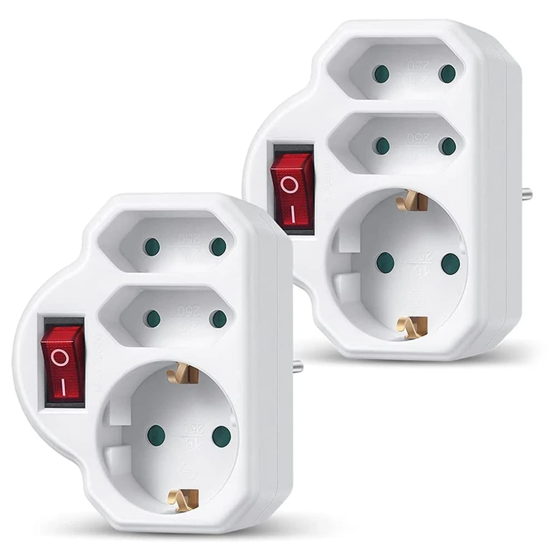 European Electrical Sockets With Switch 16A 250V 3500W Extensions Germany Standard Adapter Power Plug EU Plug
European Electrical Sockets With Switch 16A 250V 3500W Extensions Germany Standard Adapter Power Plug EU Plug