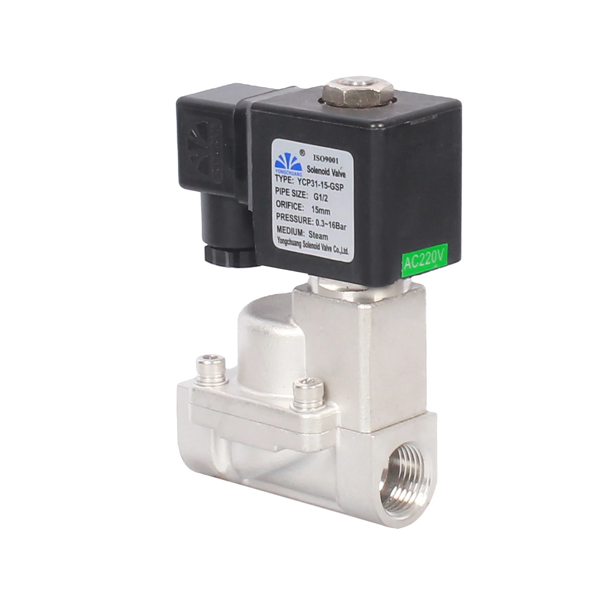 YCP31-32 DN32 Pilot Piston Steam All Copper or All Stainless Steel 304 Solenoid Valve
YCP31-32 DN32 Pilot Piston Steam All Copper or All Stainless Steel 304 Solenoid Valve