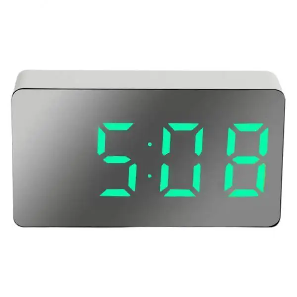2x Digital , LED Bedside Clock Dimmable Mirror Display with 2 Alarms/Snooze/Temperature Display, Non Ticking, Portable Travel
2x Digital , LED Bedside Clock Dimmable Mirror Display with 2 Alarms/Snooze/Temperature Display, Non Ticking, Portable Travel