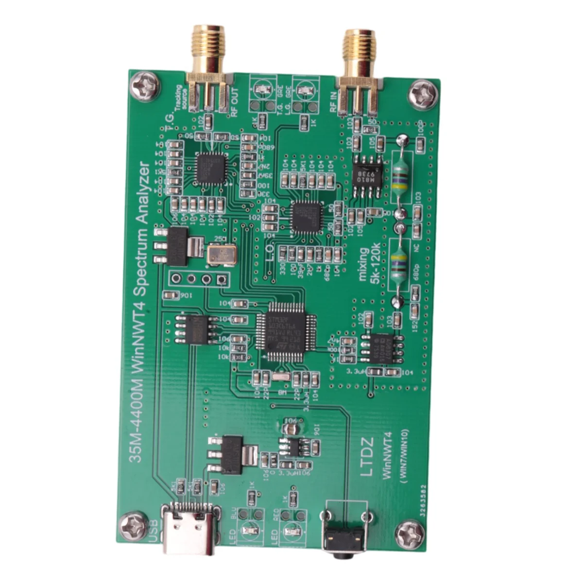 

33MHz-4400MHz Spectrum Analyzer USB LTDZ 35-4400M Spectrum Signal Source RF Frequency Domain Analysis Module Sweep