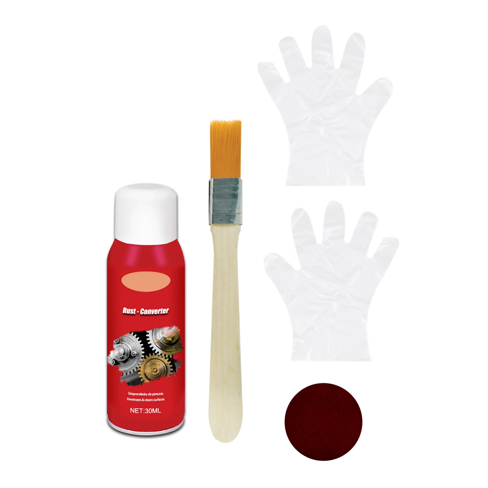 Преобразователь ржавчины 30 мл для удаления ржавчины для металлического автомобильного шасси, ингибитор ржавчины для удаления ржавчины с щ... 
Преобразователь ржавчины 30 мл для удаления ржавчины для металлического автомобильного шасси, ингибитор ржавчины для удаления ржавчины с щ...