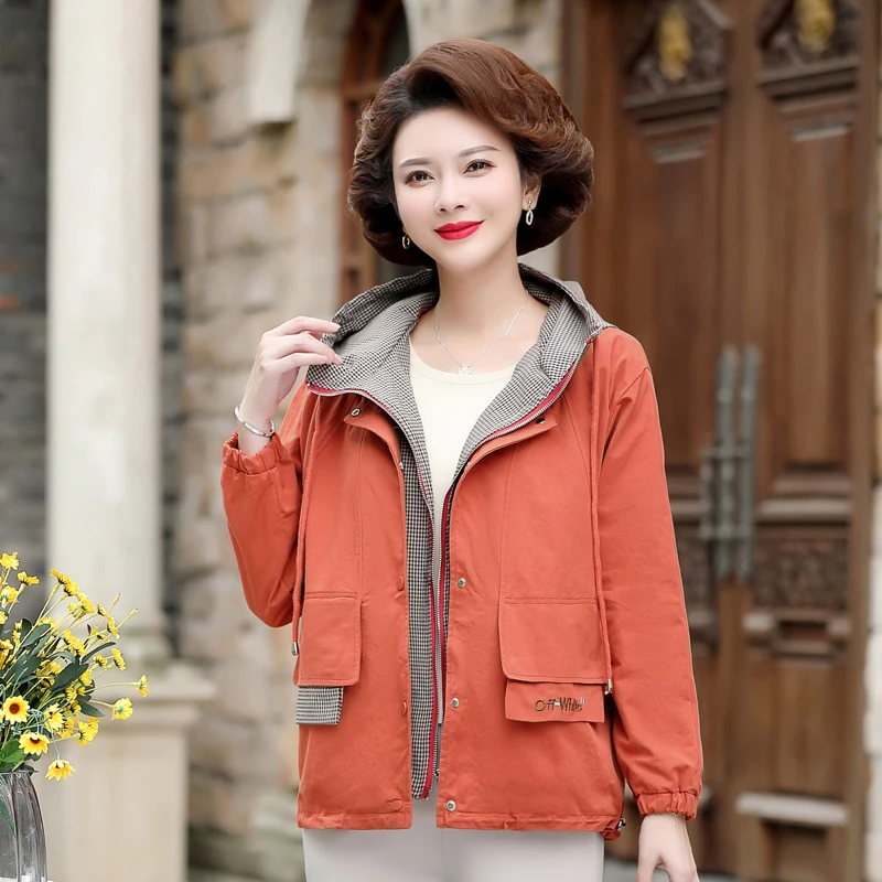 Middle Aged Women'S Spring Jacket Coat 50-60 Years Old Mother Zip Hoodie Fashion Pure Color Windbreaker X229
Middle Aged Women'S Spring Jacket Coat 50-60 Years Old Mother Zip Hoodie Fashion Pure Color Windbreaker X229