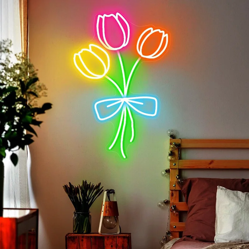 Flowers Neon Sign Handmade Custom Personalized Gift Led Light for Mom Wife Birthday Gift Bedroom Home Wall Decor Neon Lights
Flowers Neon Sign Handmade Custom Personalized Gift Led Light for Mom Wife Birthday Gift Bedroom Home Wall Decor Neon Lights