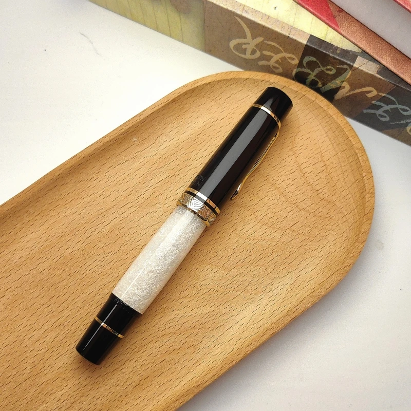 Перьевая ручка Majohn Penbbs P139 #8 #6 F/M 0 5 мм 7 перо стандартные оранжевые и белые цветные