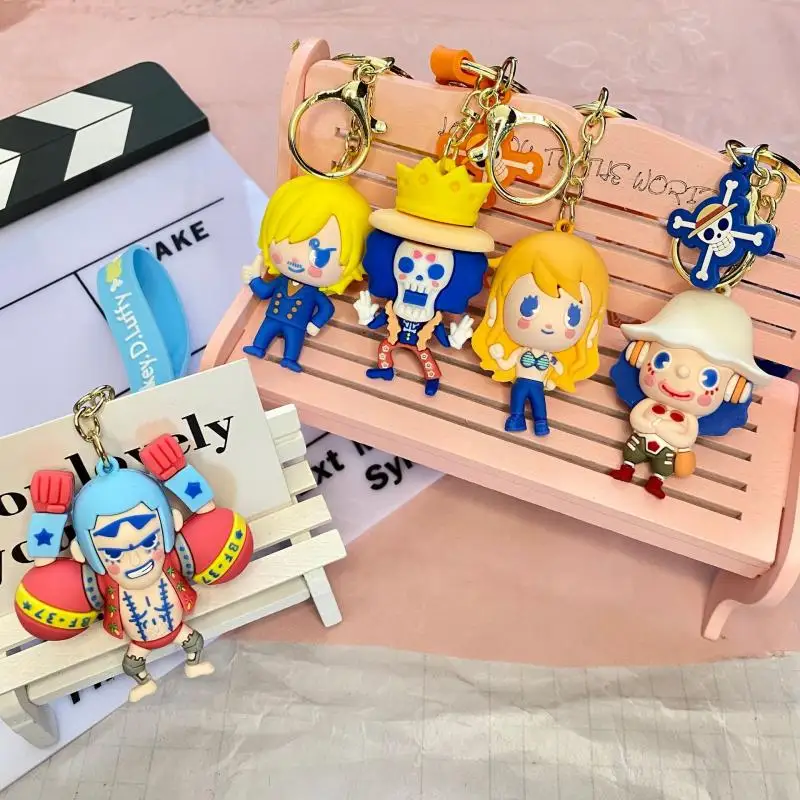 NEW Anime One piece Keychain Cute Cartoon Luffy Zoro ACE Car Key Ring Pendant Schoolbag Decoration Accessories Gifts for Friends
NEW Anime One piece Keychain Cute Cartoon Luffy Zoro ACE Car Key Ring Pendant Schoolbag Decoration Accessories Gifts for Friends