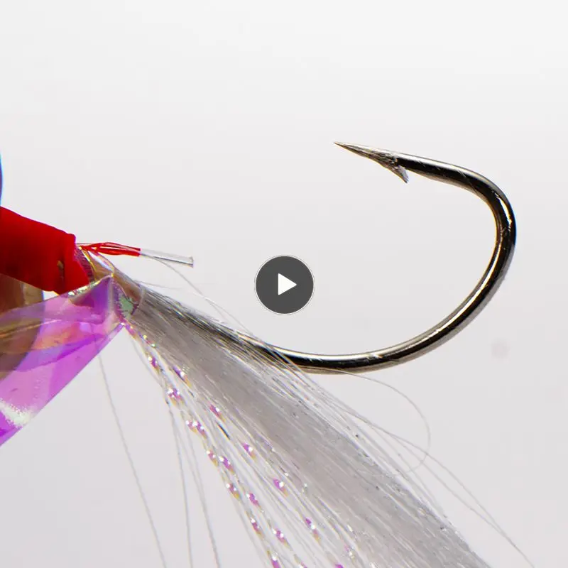 Mackerel Barbed Hook Bass Cod Lures Sea Fishing Rigs Tackle Boat Fishing Hook With Thread Feather Roped Sea Fishinhook
Mackerel Barbed Hook Bass Cod Lures Sea Fishing Rigs Tackle Boat Fishing Hook With Thread Feather Roped Sea Fishinhook