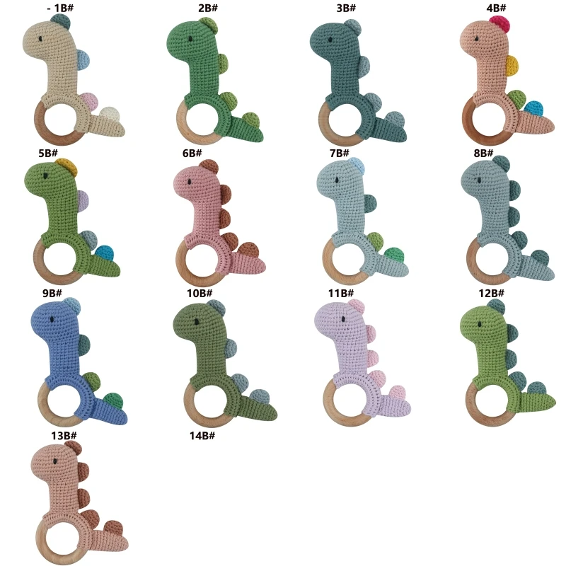 Wooden Dinosaur Bracelet Teether Baby Product Mobile Pram Crib Ring Grasping Toy 69HE
Wooden Dinosaur Bracelet Teether Baby Product Mobile Pram Crib Ring Grasping Toy 69HE