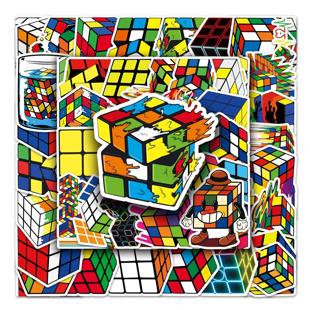 

Кубик Рубика «сделай сам», персонализированный креативный Кубик Рубика для компьютера, чемодана, стакана для воды, украшение для автомобиля, водонепроницаемая наклейка, 10/30/50 шт.