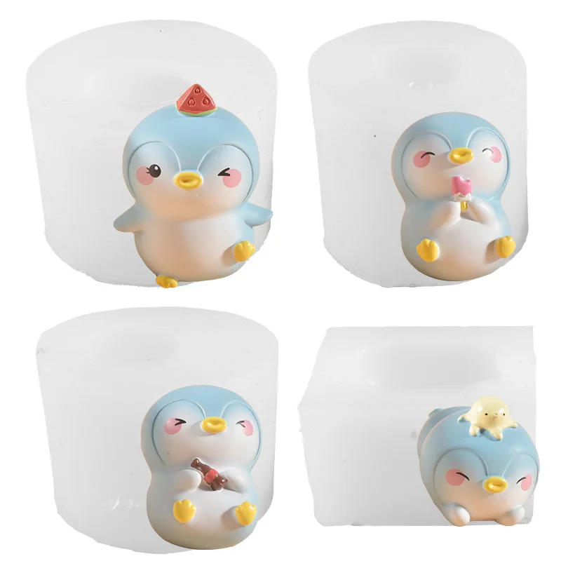 3D Cute Penguin Silicone Mold DIY Handmade Animal Mould Scented Candle Resin Mold for Home Decor Accessories Fondant Baking Tool
3D Cute Penguin Silicone Mold DIY Handmade Animal Mould Scented Candle Resin Mold for Home Decor Accessories Fondant Baking Tool