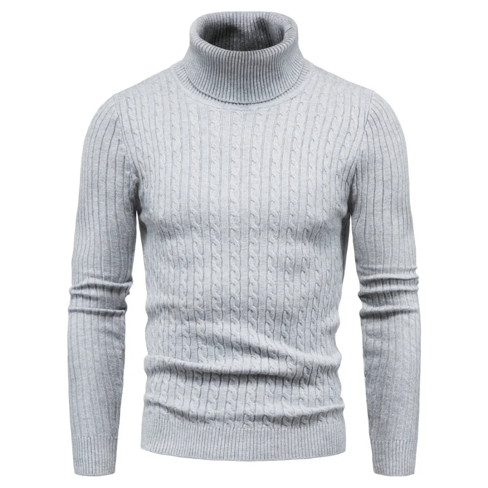 Autumn Winter Turtleneck Sweater Men Warm Fashion Solid Color Pullovers Men's Slim Fit Pullover Knitted Sweater Men Knitwear
Autumn Winter Turtleneck Sweater Men Warm Fashion Solid Color Pullovers Men's Slim Fit Pullover Knitted Sweater Men Knitwear