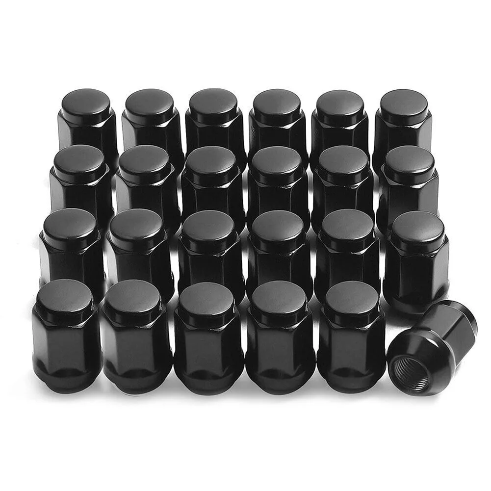 24PCS M12x1.5 Wheel Nuts Black Lug Nut Socket For LandCruiser Prado For Ford Closed End Bulge Acorn Style Lug Nuts
24PCS M12x1.5 Wheel Nuts Black Lug Nut Socket For LandCruiser Prado For Ford Closed End Bulge Acorn Style Lug Nuts