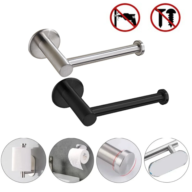 Self Adhesive Toilet Paper Holder Stainless Steel Toilet Roll Paper Storage Stand Towel Rag Hanger Rack Bathroom Decoration
Self Adhesive Toilet Paper Holder Stainless Steel Toilet Roll Paper Storage Stand Towel Rag Hanger Rack Bathroom Decoration