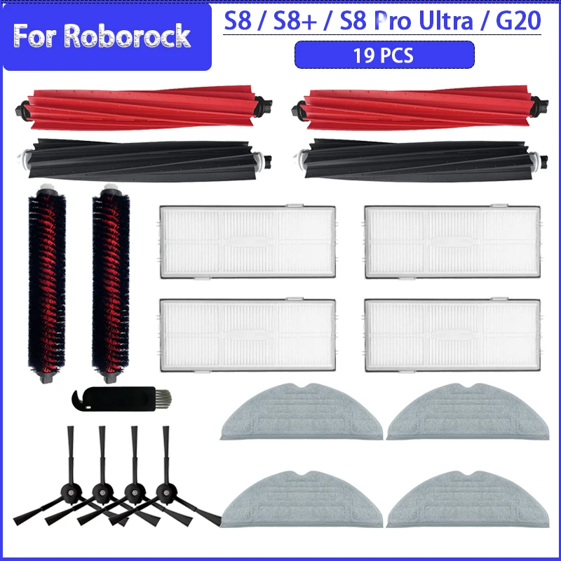 For Roborock S8 Pro Ultra S8+ Spare Parts Accessories Side Brush HEPA Filter Dust Bag High Speed Cleaning Rolling Brush
For Roborock S8 Pro Ultra S8+ Spare Parts Accessories Side Brush HEPA Filter Dust Bag High Speed Cleaning Rolling Brush