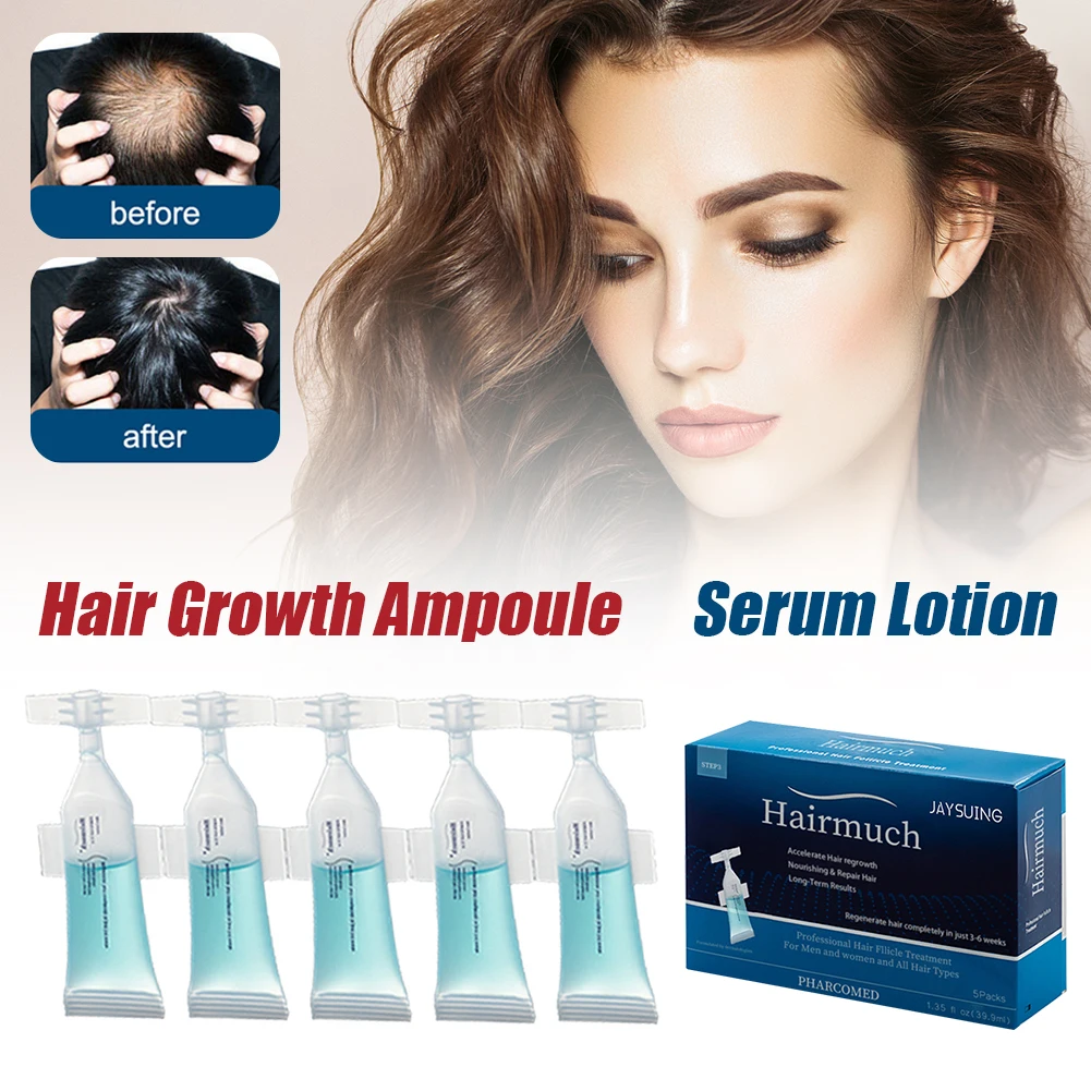Hair Growth Ampoule Serum Anti Hair Loss Bald Scalp Treatment Hair Regrowth Essence Strengthen Hair Roots Moisturizer Hair Care
Hair Growth Ampoule Serum Anti Hair Loss Bald Scalp Treatment Hair Regrowth Essence Strengthen Hair Roots Moisturizer Hair Care