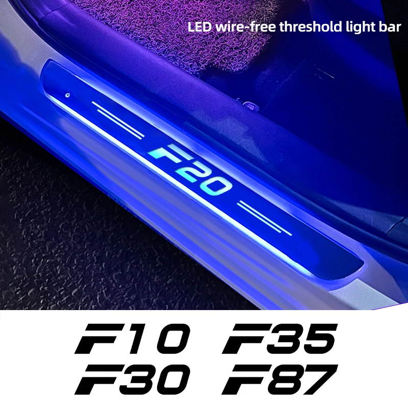 Custom LED Car Door Sill Ambiance Light for BMW F30 F10 F20 F15 F16 F25 F26 F48 F07 F18 F34 F31 F32 F33 F45 F46 F01 F02 F12
Custom LED Car Door Sill Ambiance Light for BMW F30 F10 F20 F15 F16 F25 F26 F48 F07 F18 F34 F31 F32 F33 F45 F46 F01 F02 F12