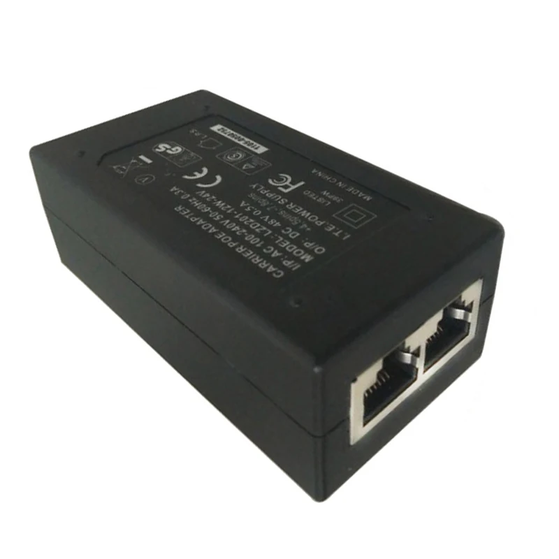 DC 48V 0.5A Black Anti-thunder POE Injector Power Over Ethernet Monitoring Surveillance Power Supply No Oxadation
DC 48V 0.5A Black Anti-thunder POE Injector Power Over Ethernet Monitoring Surveillance Power Supply No Oxadation