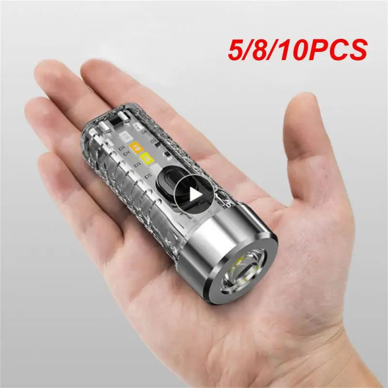 5/8/10PCS High-quality Camping Light Mini Keychain Flashlight Rechargeable Flashlight High Brightness Outdoor Household
5/8/10PCS High-quality Camping Light Mini Keychain Flashlight Rechargeable Flashlight High Brightness Outdoor Household